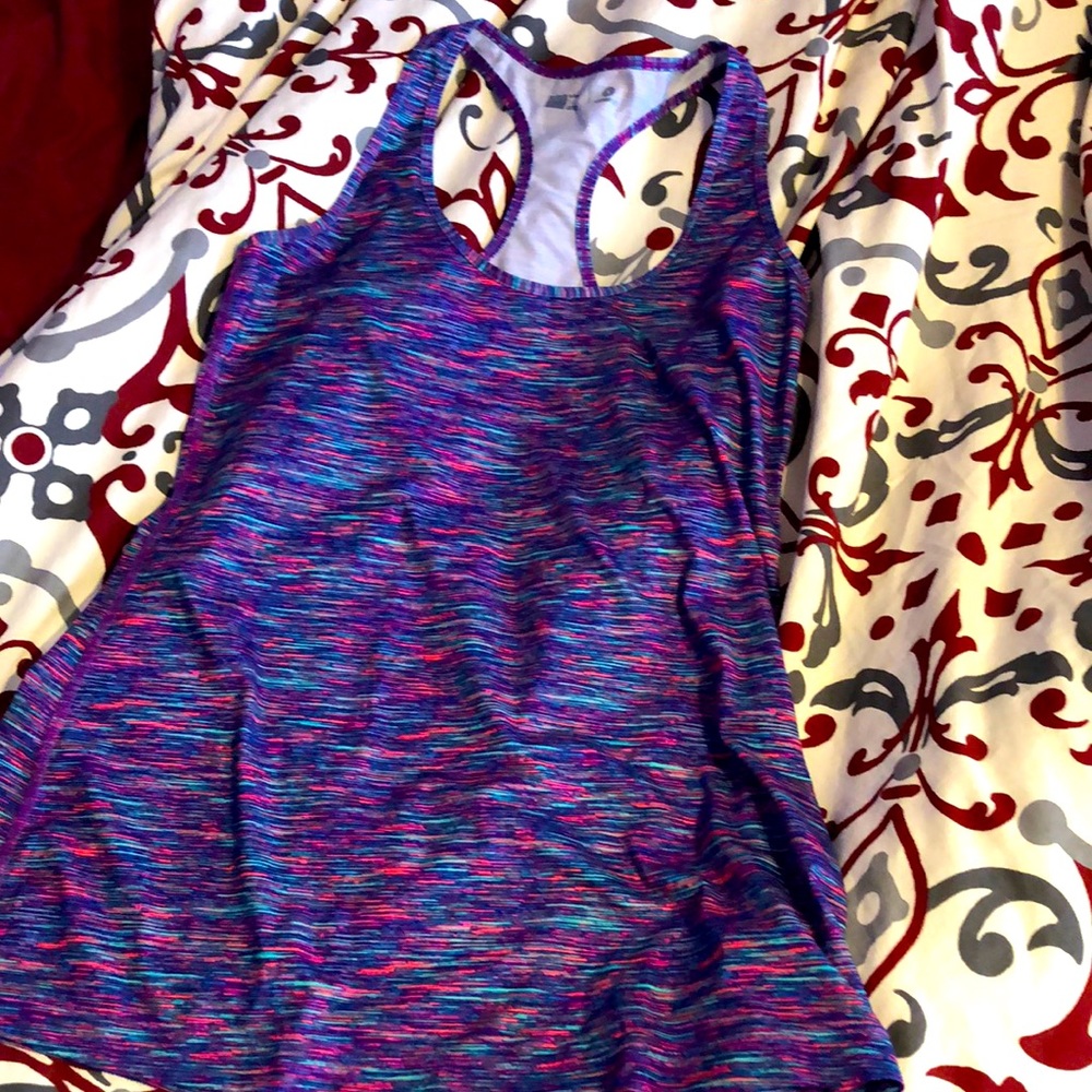 Multicolored Xersion Exercise Tank